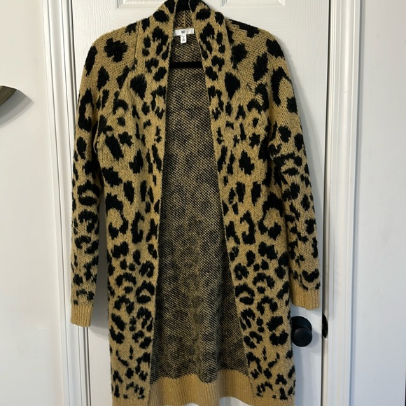 bp Sweaters - BP Leopard print Cardigan
